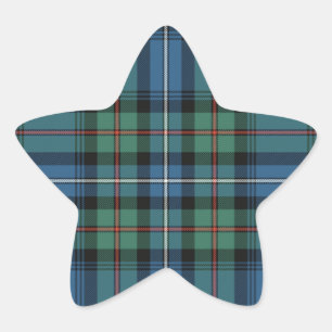 Adesito Estrela Clan Robertson Xadrez Star Sticker