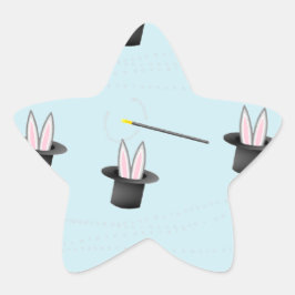 Adesito Estrela Coelhinho com um chapéu com uva mágica azul