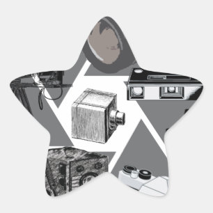 Adesito Estrela Colagem do tempo da câmera