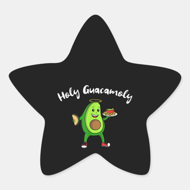 Adesito Estrela Comida Cinco de Mayo Santa Guacamole Avocado Taco (Frente)