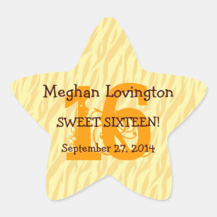 Adesito Estrela Conjunto de presentes de celebração do Sweet 16 da