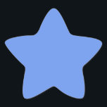 Adesito Estrela Cor Azul Sólido de Monet<br><div class="desc">Lírios d'água,  pintura famosa de Claude Monet,  em 1919,  com cores sólidas coordenadas em cores púrpura e azul Monet,  prontos para misturar e combinar.</div>