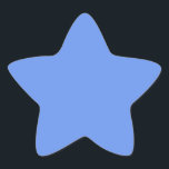 Adesito Estrela Cor Azul Sólido de Monet<br><div class="desc">Lírios d'água,  pintura famosa de Claude Monet,  em 1919,  com cores sólidas coordenadas em cores púrpura e azul Monet,  prontos para misturar e combinar.</div>