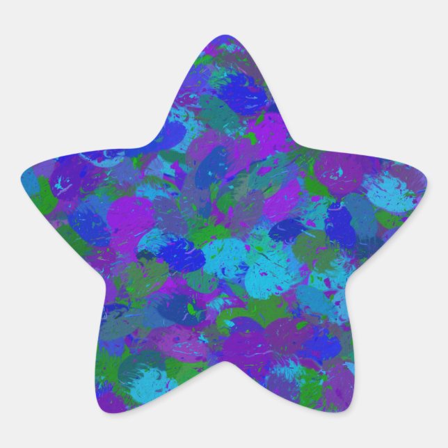 Adesito Estrela Cor do Peacock (Frente)