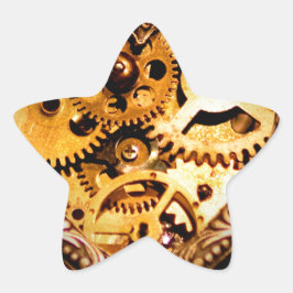 Adesito Estrela coração de steampunk