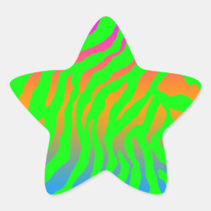 Adesito Estrela Corey Tiger Listras de Tigre 80s