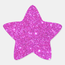 Adesito Estrela Críquete Glitérico Rosa QuenteArte Diane