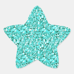 Adesito Estrela Cristal Druzy - azul aquamarino