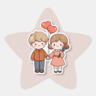 Adesito Estrela Cute Sticker 