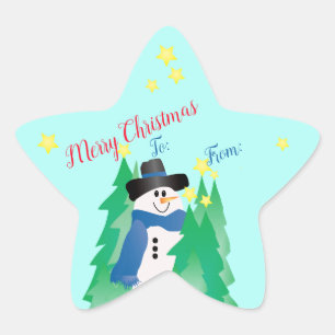 Adesito Estrela De Artsy Snowman