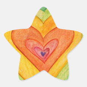 Adesito Estrela Decais Personalizados do Rainbow Love
