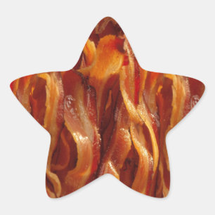 Adesito Estrela Decoração do padrão de bacon Field Yummy