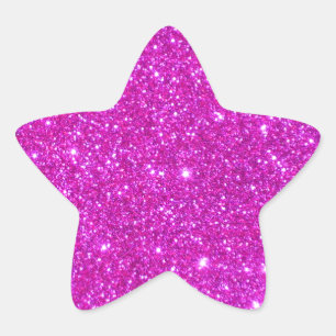 Adesito Estrela Design customizável da faísca cor-de-rosa do