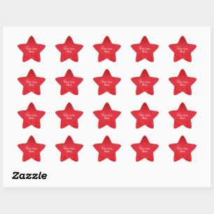 Adesito Estrela Design de Bokeh Vermelho, Modelo de Broche de Lape