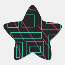 Adesito Estrela design de fundo preto