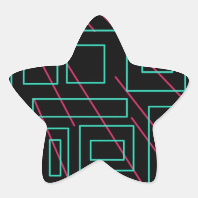 Adesito Estrela design de fundo preto (Frente)