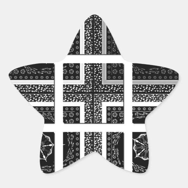 Adesito Estrela Design de Gráficos Preto, Branco e Vermelho com Ve (Frente)