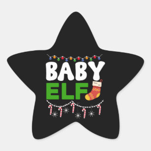 Adesito Estrela Design de Natal de Elfo Bebê-84608