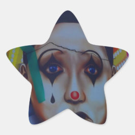 Adesito Estrela Design do Palhaço de Carnaval