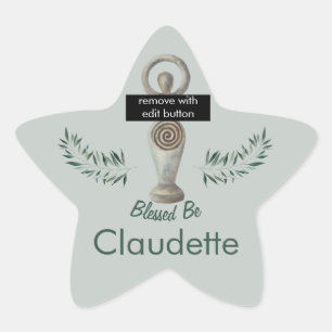 Adesito Estrela Deusa Pagã Personalizada