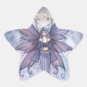 Adesito Estrela Dezembro Moon Fairy Stickers