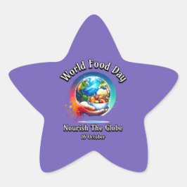 Adesito Estrela Dia Mundial da Comida. Nutricione o globo.