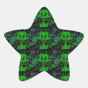 Adesito Estrela Diabo verde pequeno