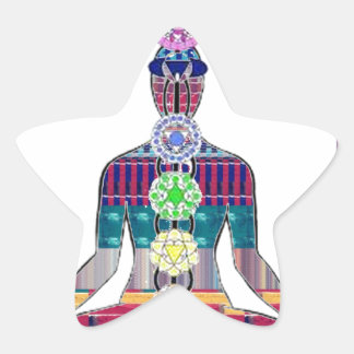 Adesito Estrela Diagrama CHAKRA Meditação Yoga Paz NVN630 DIVERSÃO