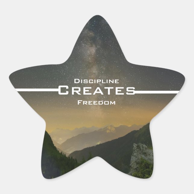 Adesito Estrela Disciplina Cria Liberdade (Frente)