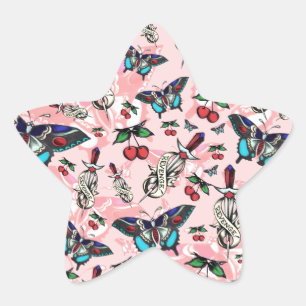 Adesito Estrela Doce Vingança, desenho de tatuagem da velha escola