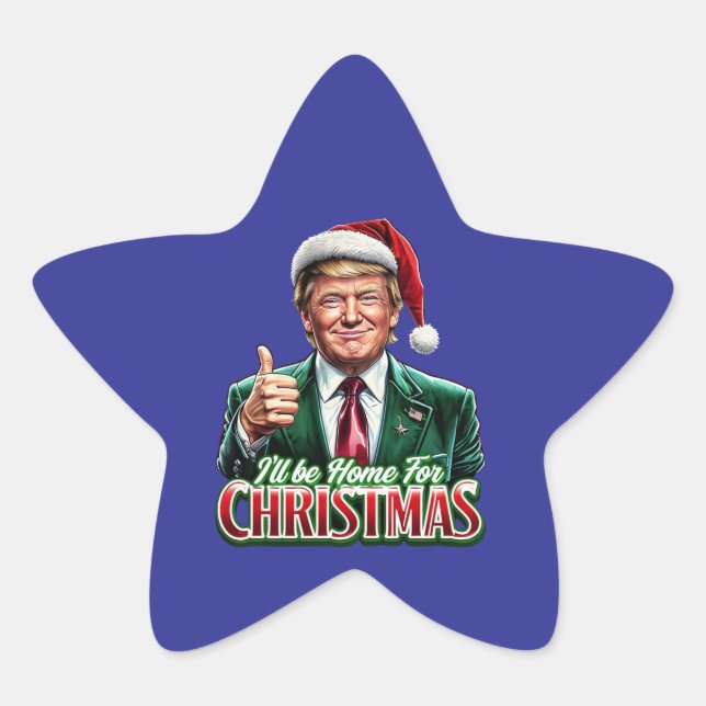 Adesito Estrela Donald Trump Natal Papai Noel Dói (Frente)