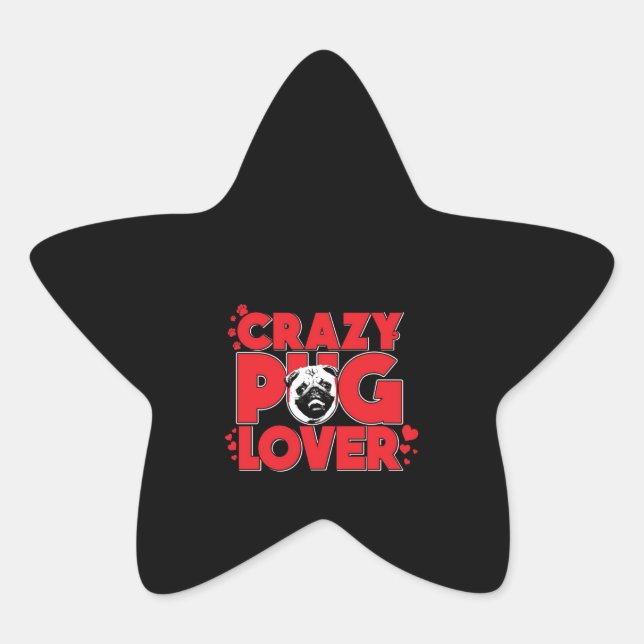 Adesito Estrela Dono do Pug Lover Pug Louco (Frente)