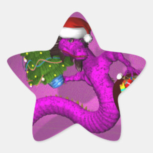 Adesito Estrela Dragão Rosa