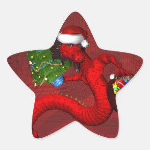 Adesito Estrela Dragão Vermelho