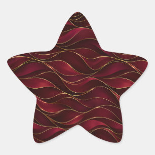 Adesito Estrela Elegantes Ondas de Mármore Vermelho Borgonha com A