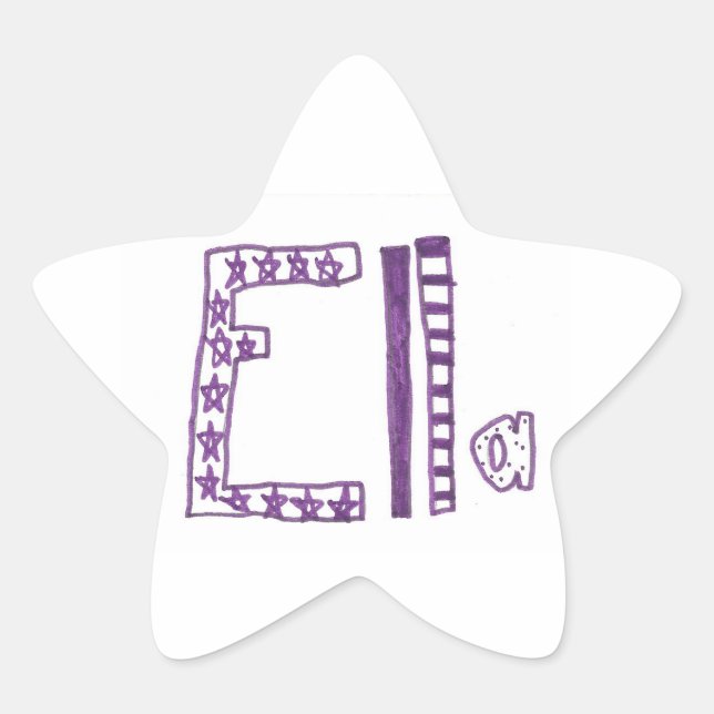 Adesito Estrela Ella Sticker (Frente)