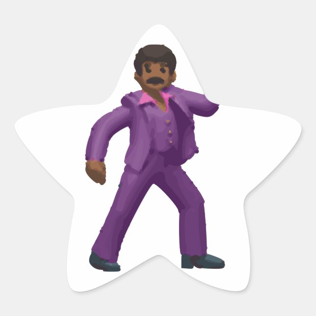 Adesito Estrela Emoji Dancing Man (Frente)
