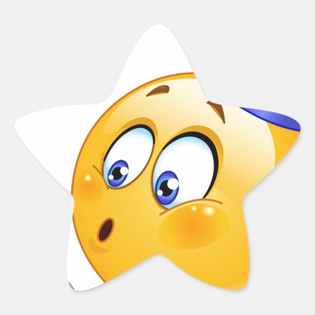 Adesito Estrela emoji de aniversário (Frente)