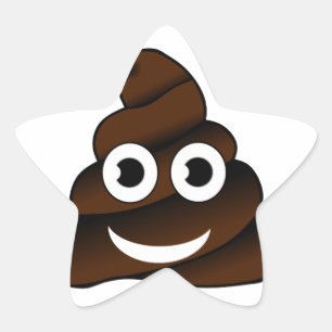 Adesito Estrela emoji de cocô engraçado