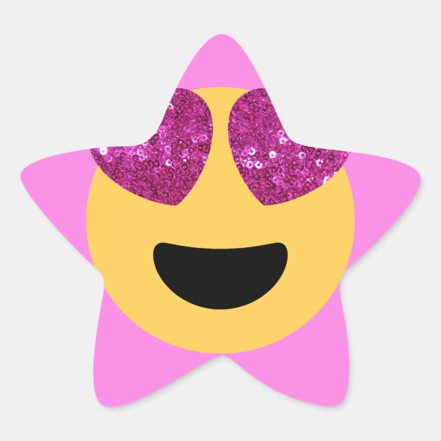 Adesito Estrela emoji do coração (Frente)