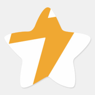 Adesito Estrela Energia do Trovão Amarelo Impresso