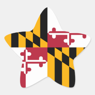 Adesito Estrela Ênfase Design do Sinalizador do Estado de Maryland