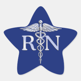 Adesito Estrela Enfermeira registrada RN Silver Caduceus Marinho B