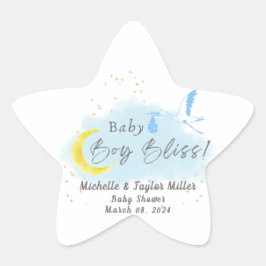 Adesito Estrela Entrega Especial de Stork Dourada Starlit Baby Boy