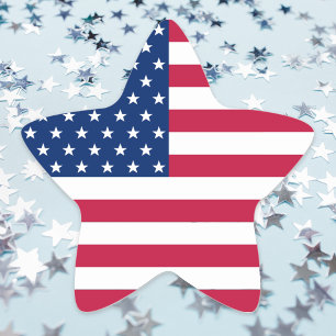 Adesito Estrela Estados Unidos - Estrelas Patrióticas Americanas 