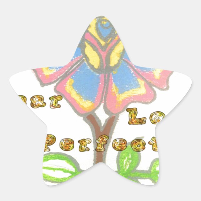 Adesito Estrela Este Ano Novo Parece Um Impressão De Arte Floral P (Frente)