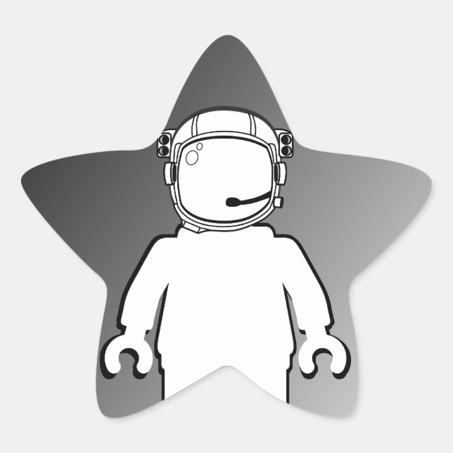 Adesito Estrela Estilo Banksy Minifig (Frente)