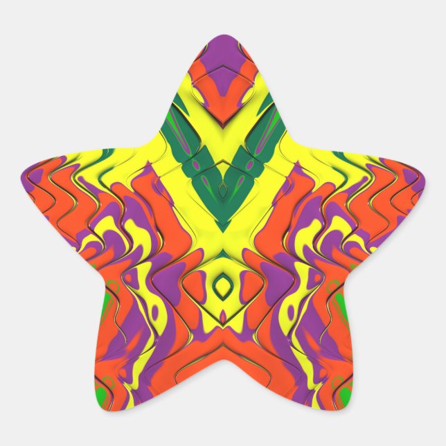 ADESITO ESTRELA ESTRELA 3D DO NATAL ~ STAR STICKER (Frente)