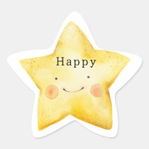 Adesito Estrela Estrela Amarela Feliz