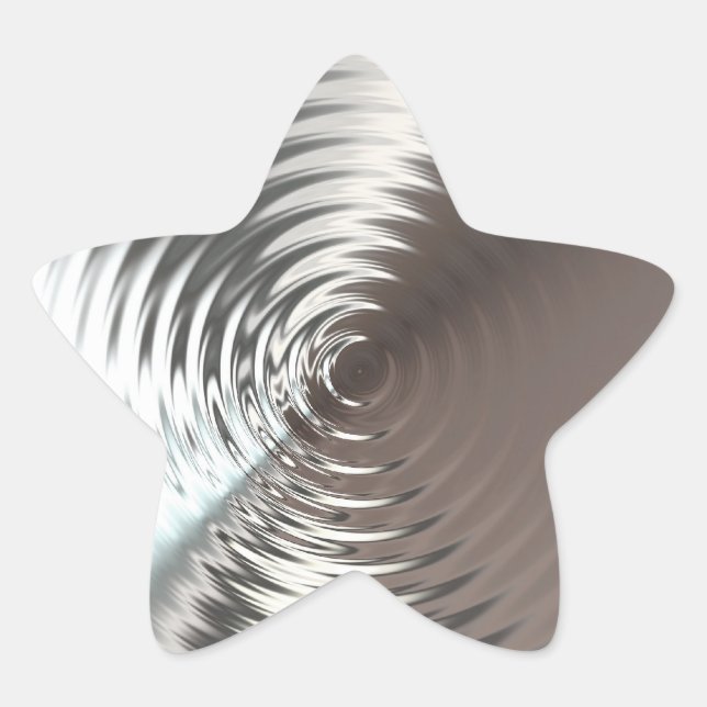 Adesito Estrela Estrela brilhante de prata (Frente)